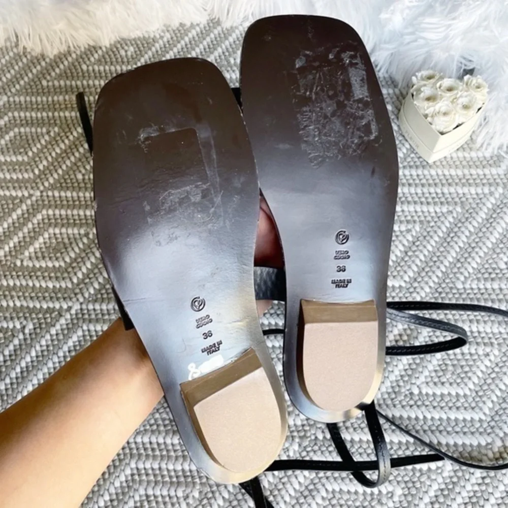 🆕 3.1 Phillip Lim Leather Lace Up Sandals - Picture 9 of 11